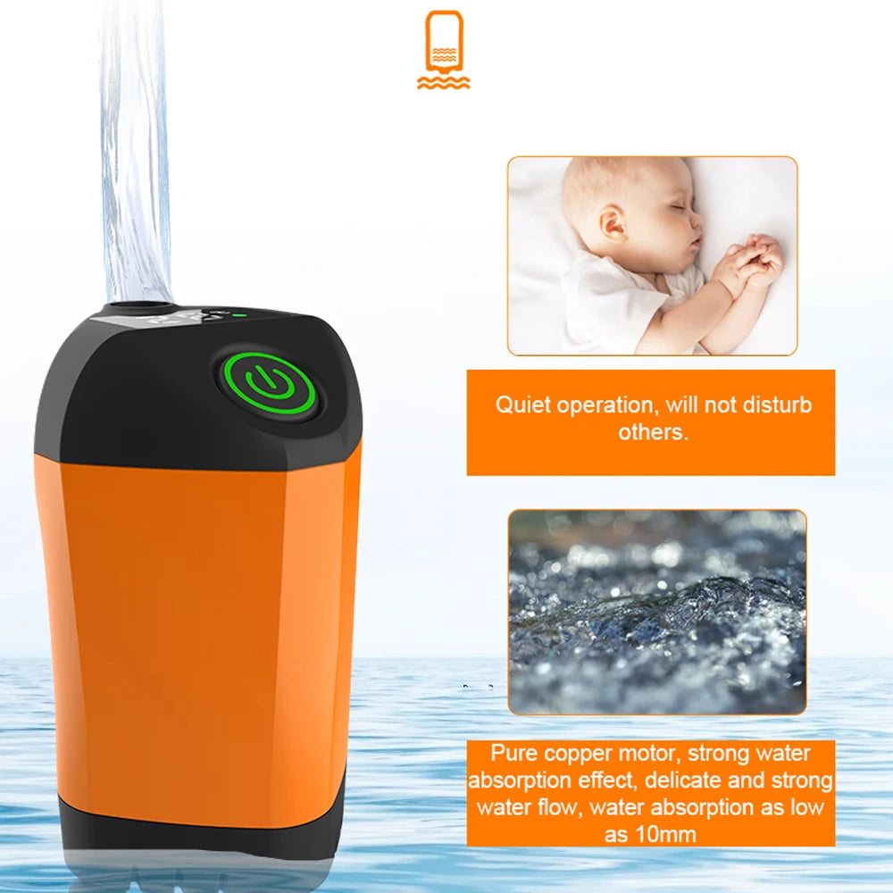 Ducha eléctrica portátil para camping impermeable con pantalla digital
