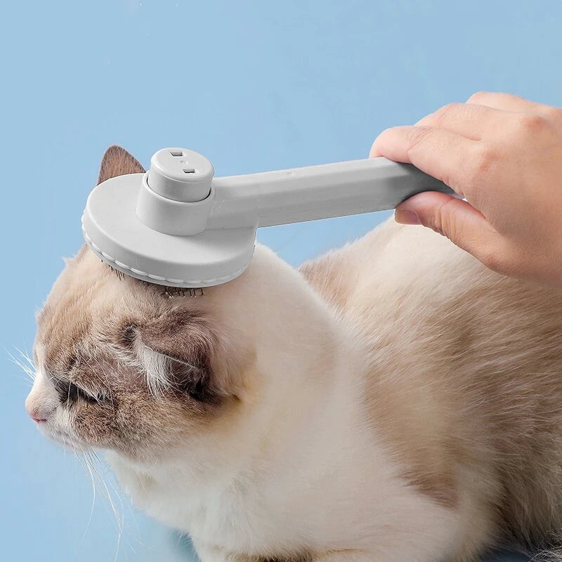 Cepillo autolimpiante para quitar el pelo de mascotas.