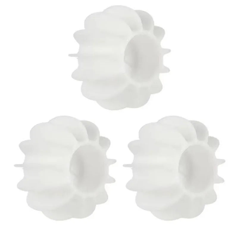 Bola reutilizable de silicona atrapelo de mascotas para lavadora