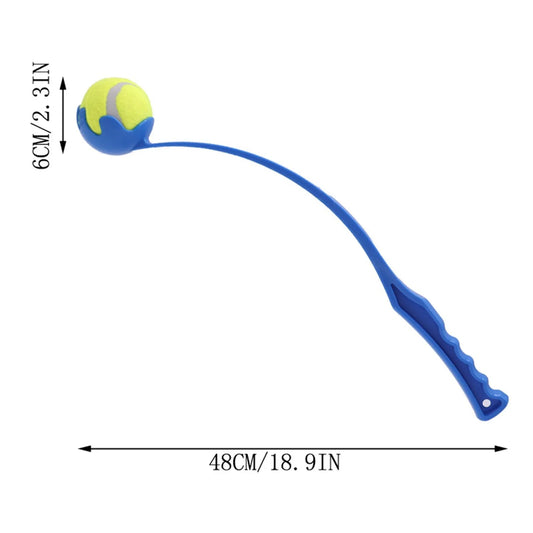 Palanca para lanzamiento de pelotas