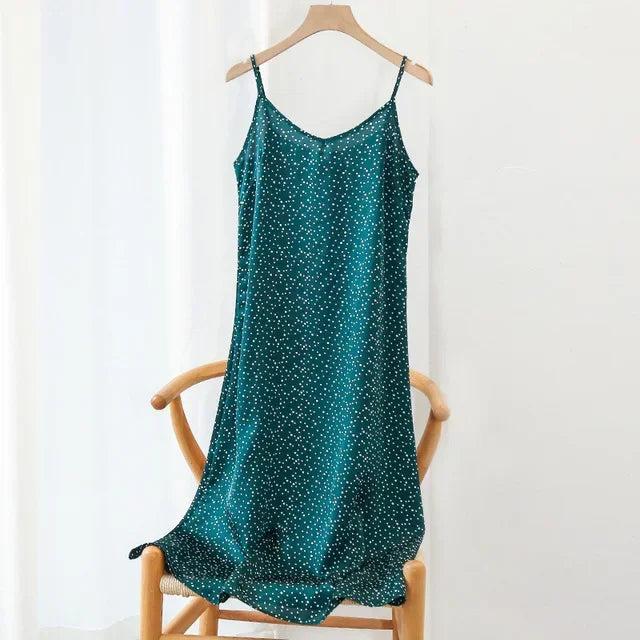 Vestidos elegantes de satín para verano