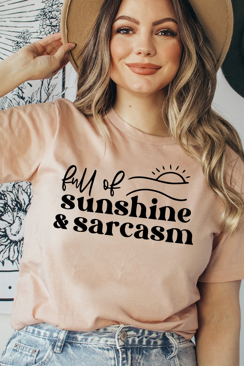 Camiseta Lleno de Sol y Sarcasmo
