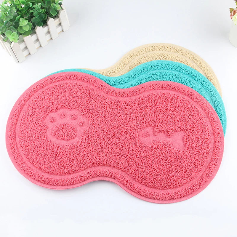Alfombrilla antideslizante para platos de comida para mascotas