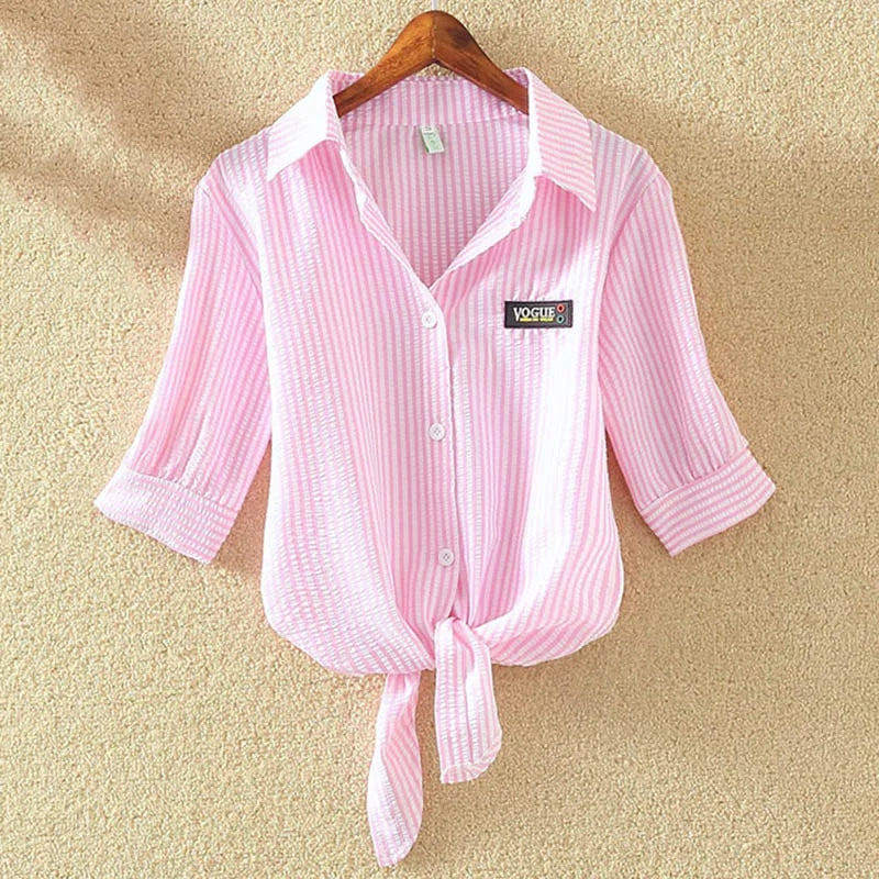 Blusa blanca de verano para mujer
