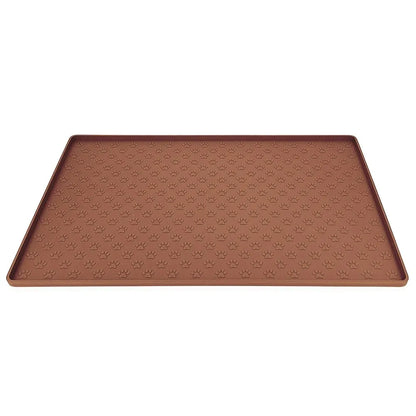Tapete de silicona impermeable y antideslizante para platos de comida de mascotas