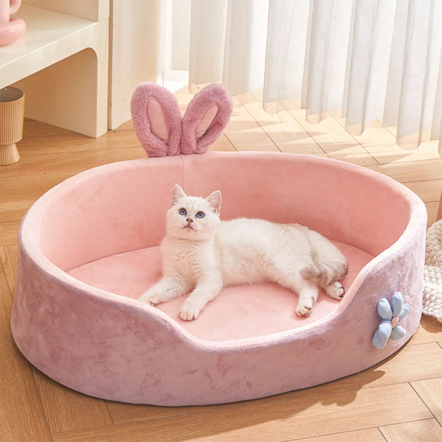 Cama desmontable, suave, cómoda, cálida y lavable para mascotas