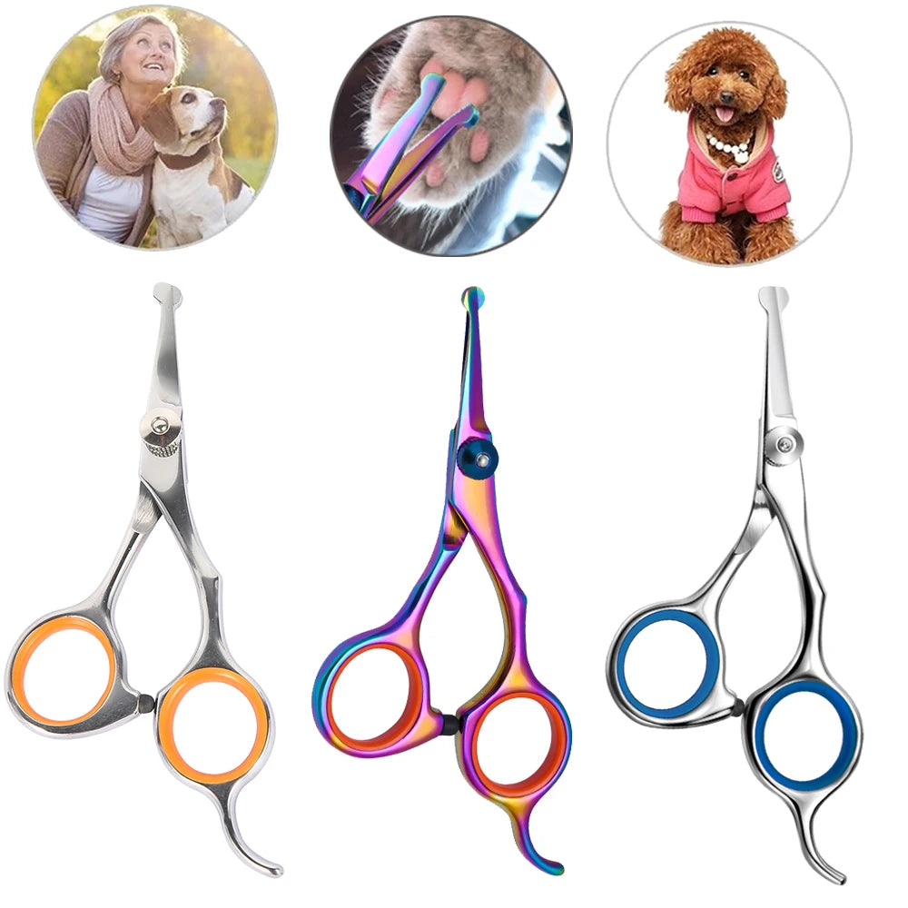 Tijeras de acero inoxidable para el pelo de mascotas