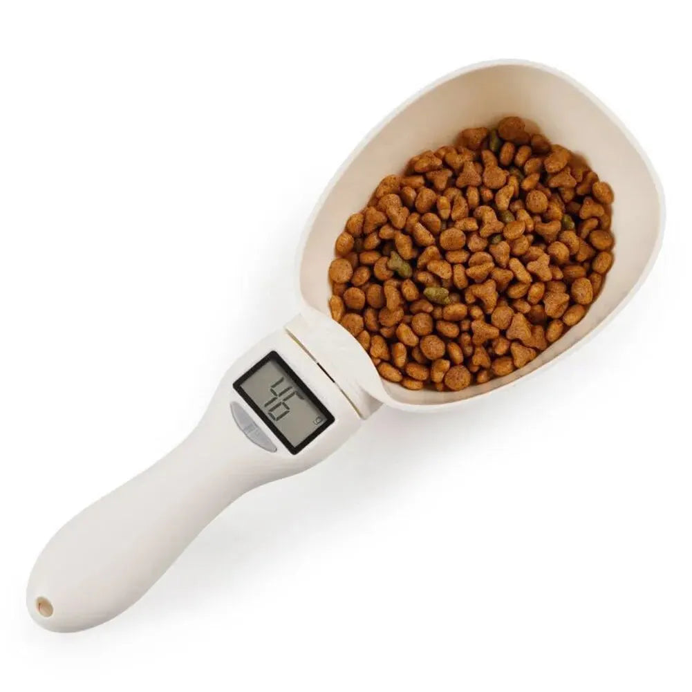 Báscula electrónica LCD para alimentos de mascotas