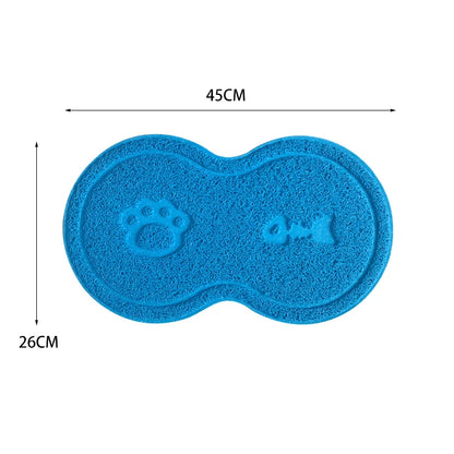 Alfombrilla antideslizante para platos de comida para mascotas