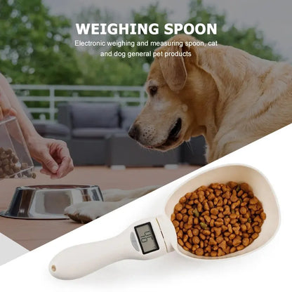 Báscula electrónica LCD para alimentos de mascotas