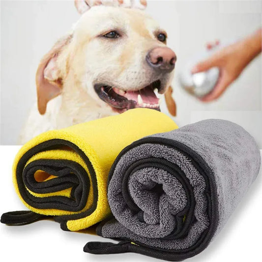 Toalla de baño de microfibra para mascotas