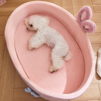 Cama desmontable, suave, cómoda, cálida y lavable para mascotas