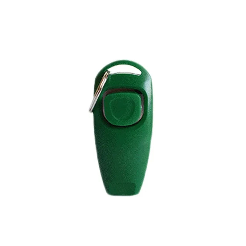 Silbato para perros y clicker multifuncional para entrenamiento 2-en-1