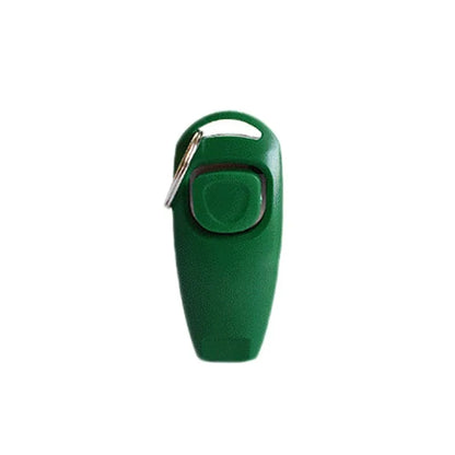 Silbato para perros y clicker multifuncional para entrenamiento 2-en-1