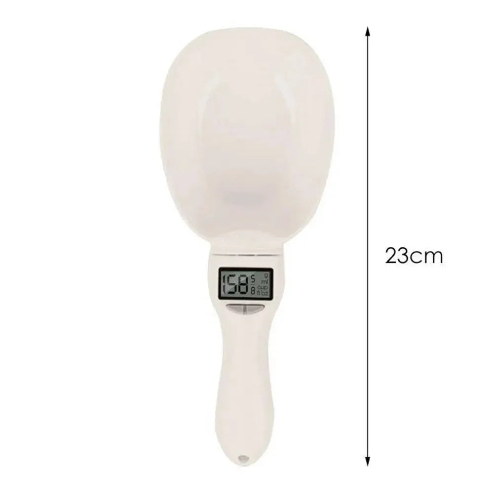 Báscula electrónica LCD para alimentos de mascotas