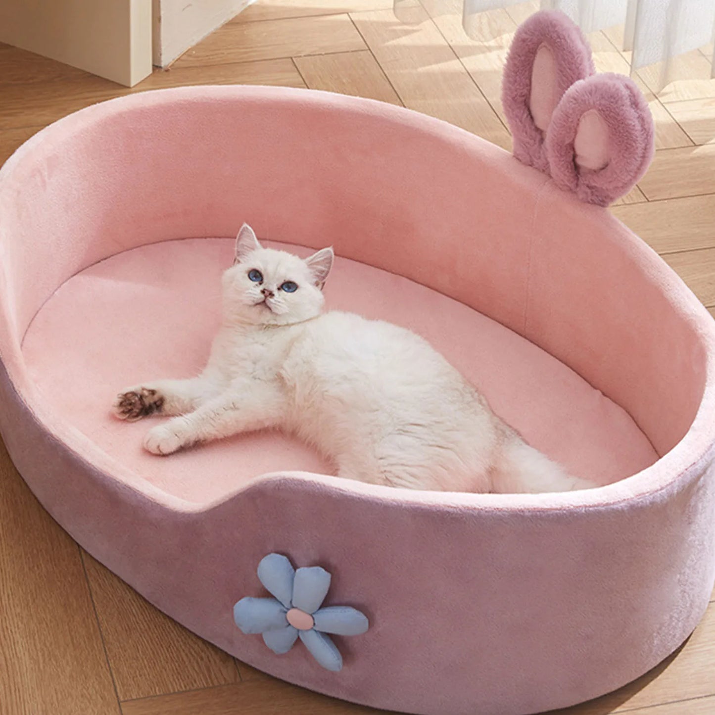 Cama desmontable, suave, cómoda, cálida y lavable para mascotas
