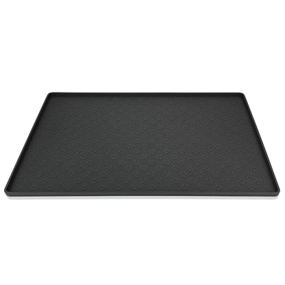 Tapete de silicona impermeable y antideslizante para platos de comida de mascotas