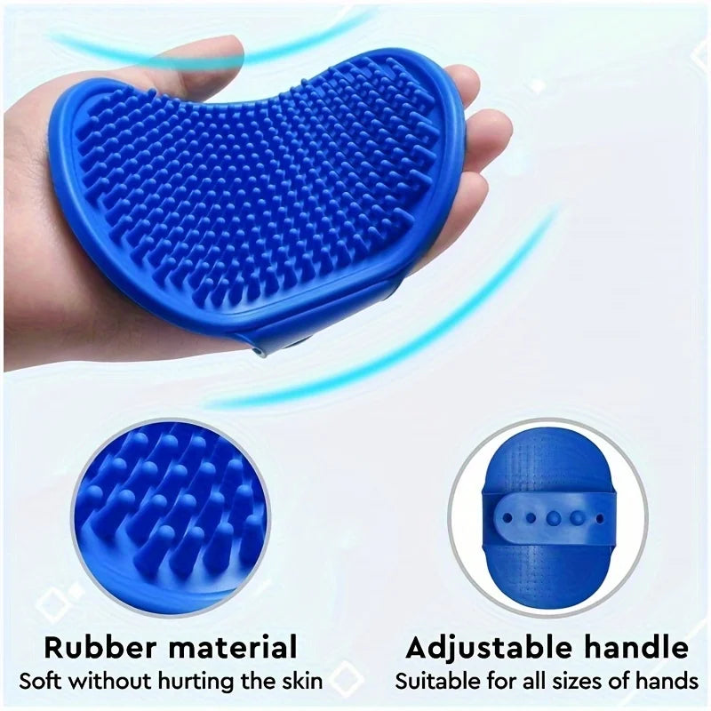 Kit de Cuidado para Mascotas de 2 Piezas (Cepillo de Cuidado y Guante de Limpieza)