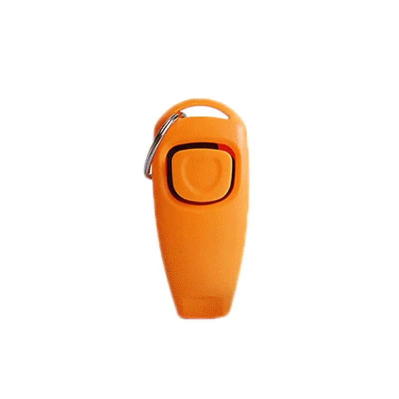 Silbato para perros y clicker multifuncional para entrenamiento 2-en-1