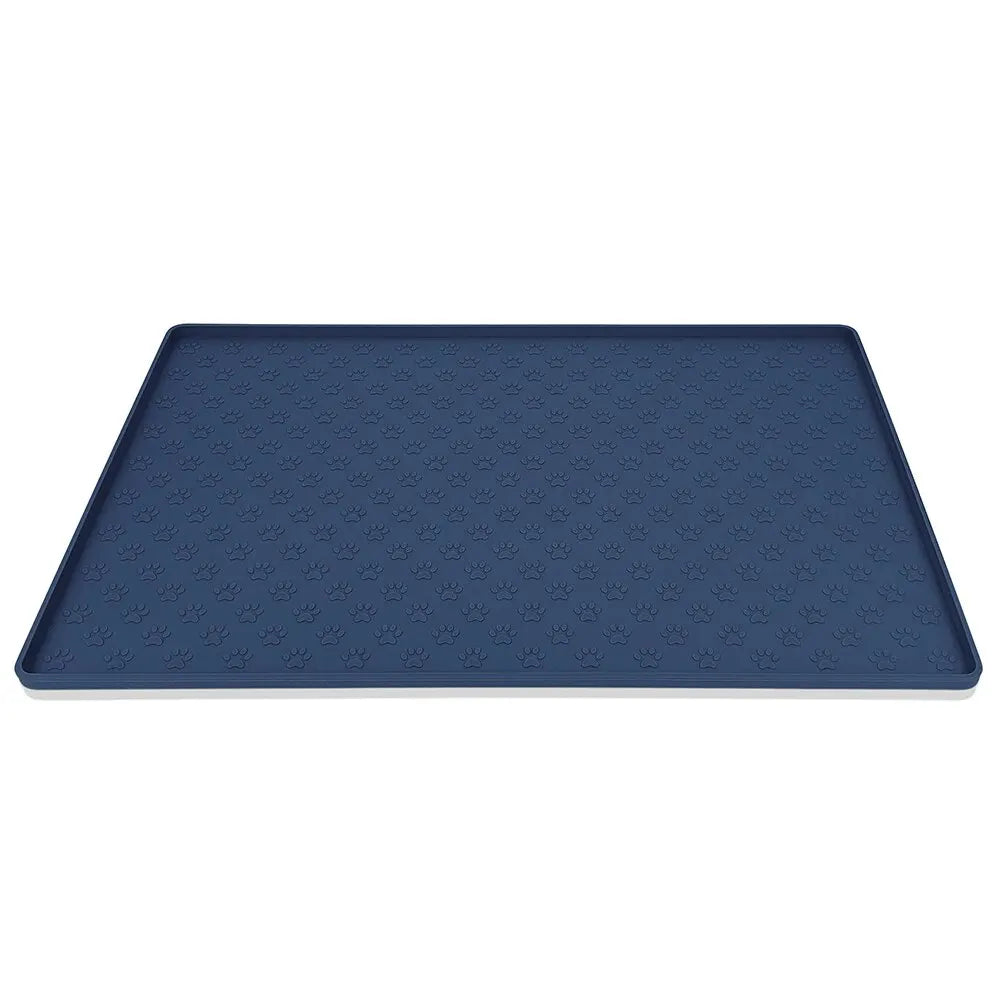 Tapete de silicona impermeable y antideslizante para platos de comida de mascotas