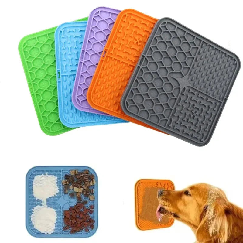 Alfombrilla de silicona para mascotas.