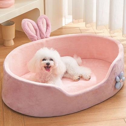 Cama desmontable, suave, cómoda, cálida y lavable para mascotas