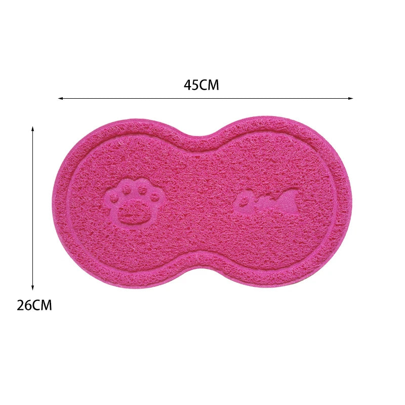 Alfombrilla antideslizante para platos de comida para mascotas