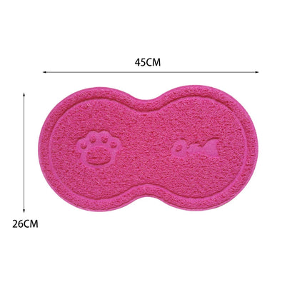 Alfombrilla antideslizante para platos de comida para mascotas