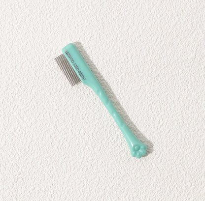 Set de peine y tijeras para limpieza facial de mascotas