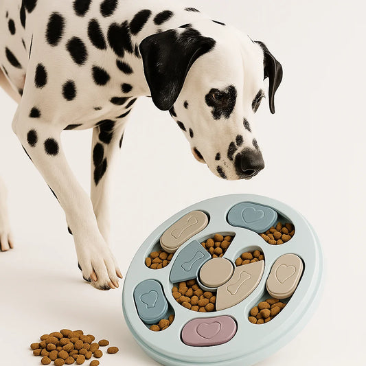 Dispensador de comida para mascotas de alimentación lenta