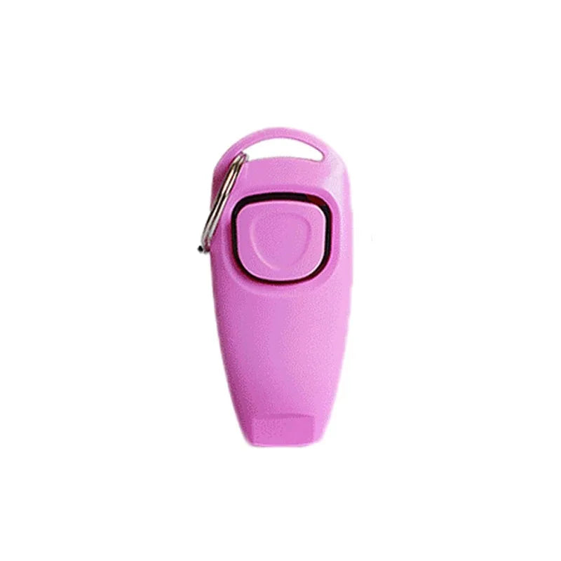 Silbato para perros y clicker multifuncional para entrenamiento 2-en-1