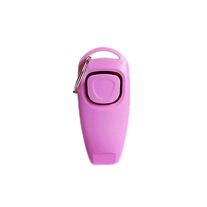 Silbato para perros y clicker multifuncional para entrenamiento 2-en-1