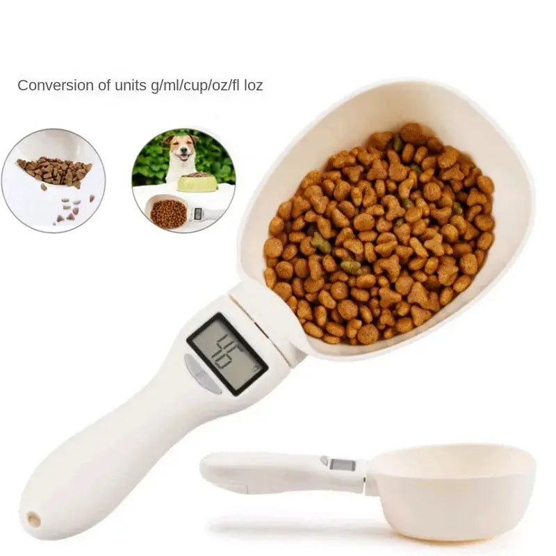Báscula electrónica LCD para alimentos de mascotas