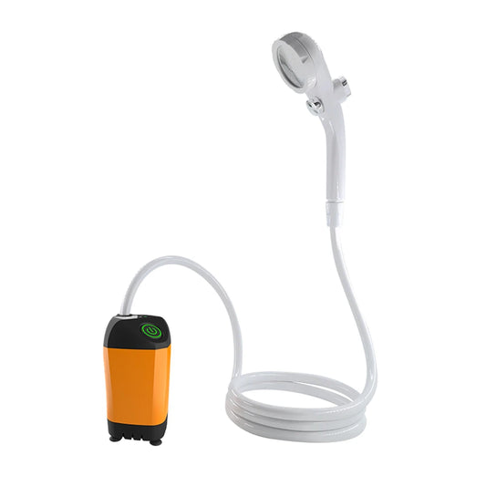 Ducha eléctrica portátil para camping impermeable con pantalla digital