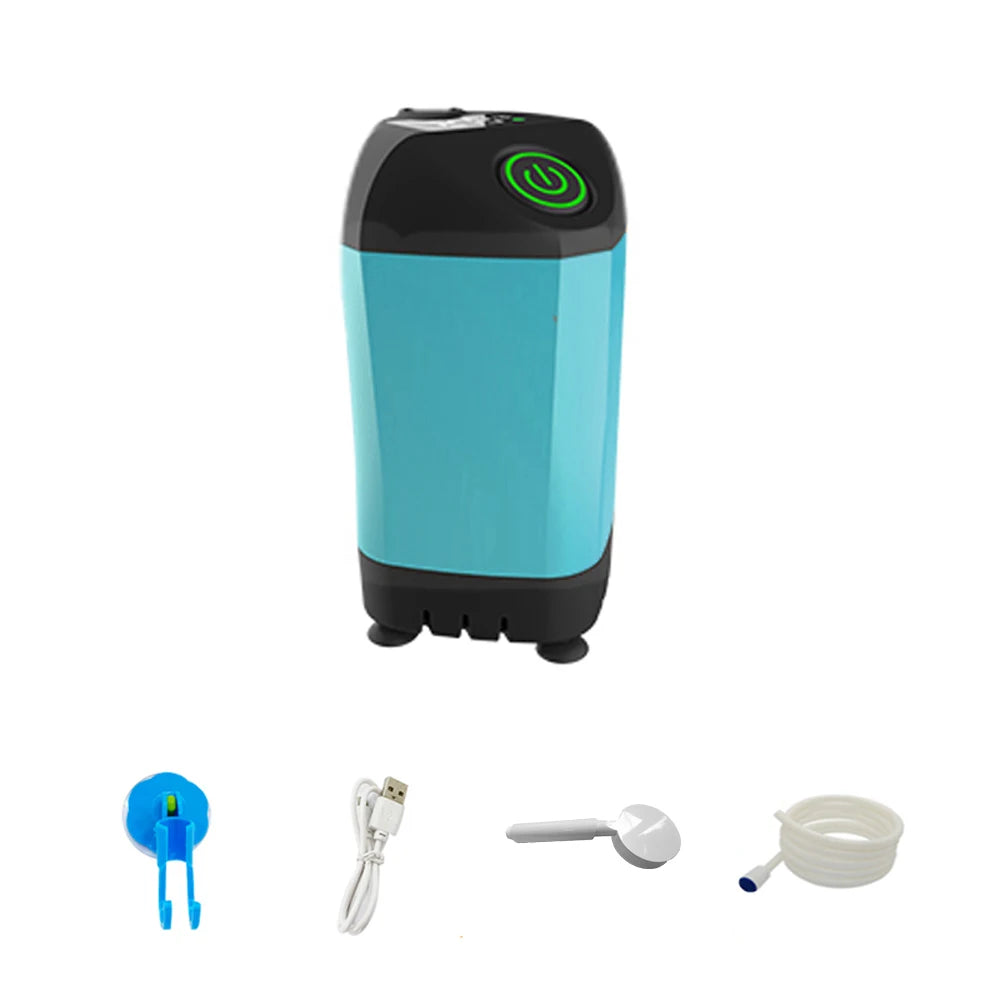 Ducha eléctrica portátil para camping impermeable con pantalla digital