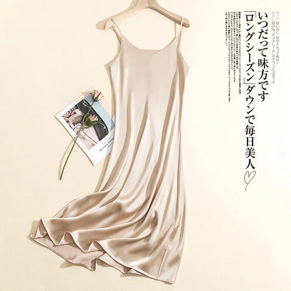 Vestidos elegantes de satín para verano