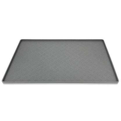 Tapete de silicona impermeable y antideslizante para platos de comida de mascotas