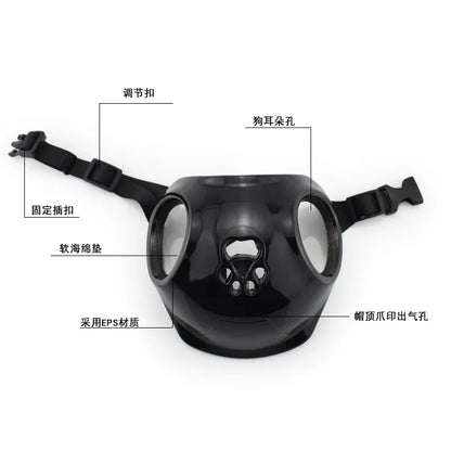Casco de motocicleta para mascota
