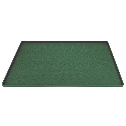 Tapete de silicona impermeable y antideslizante para platos de comida de mascotas