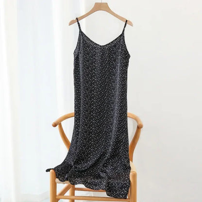 Vestidos elegantes de satín para verano