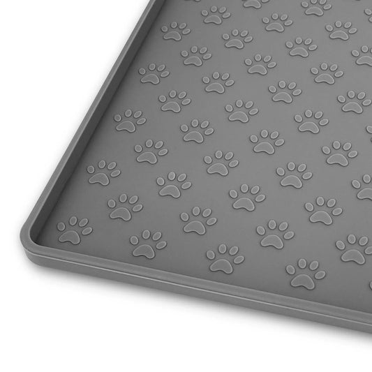 Tapete de silicona impermeable y antideslizante para platos de comida de mascotas